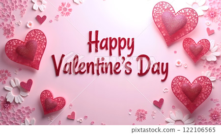 pink valentine text background 122106565