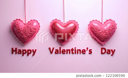pink valentine text background 122106590
