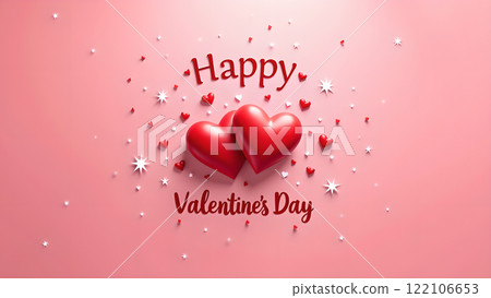 pink valentine text background 122106653