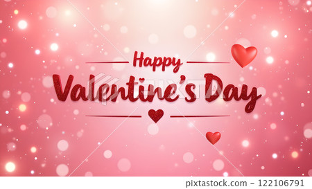 happy valentine day love pink background happy valentine day love pink background 122106791