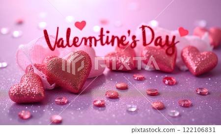 happy valentine day love pink background happy valentine day love pink background 122106831