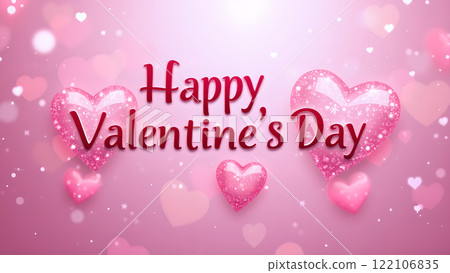 happy valentine day love pink background happy valentine day love pink background 122106835