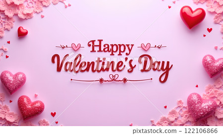 happy valentine day love pink background happy valentine day love pink background 122106866