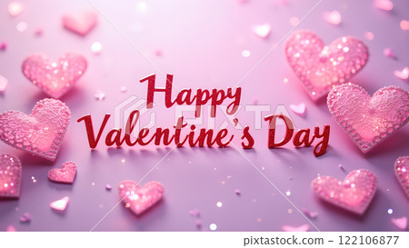 happy valentine day love pink background happy valentine day love pink background 122106877
