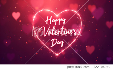 valentine day loves heart background 122106949