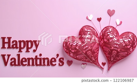 valentine day loves heart background 122106987