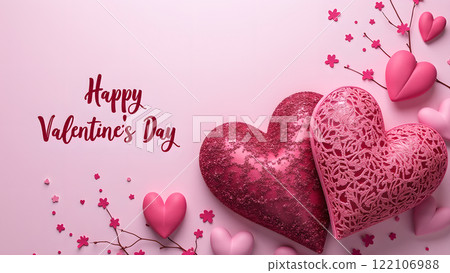 valentine day loves heart background valentine day loves heart background 122106988
