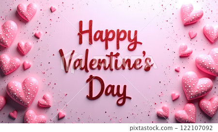 heart love valentine day happy background 122107092