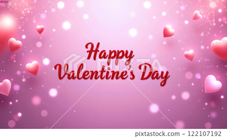 happy valentine day romance love background 122107192