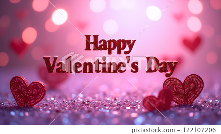 happy valentine day romance love background 122107206