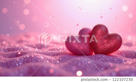 happy valentine day romance love background 122107230