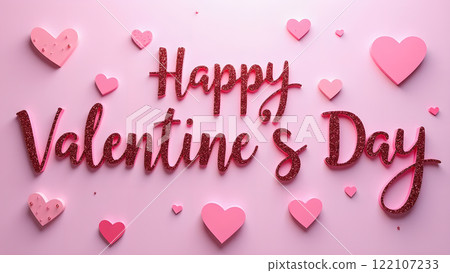happy valentine day romance love background 122107233