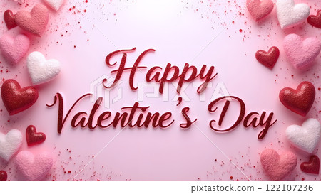 happy valentine day romance love background 122107236