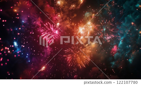 Colorful fireworks Colorful fireworks 122107780