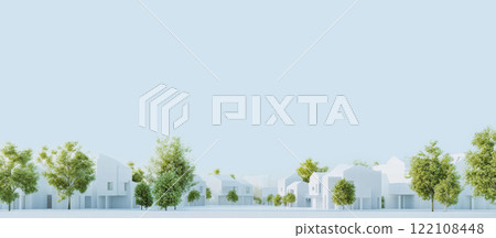 3D model cityscape 122108448