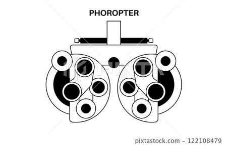 Phoropter ophthalmic testing device 122108479