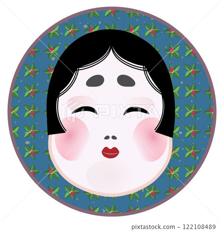 Illustration of Otafuku's face Illustration of Otafuku's face 122108489