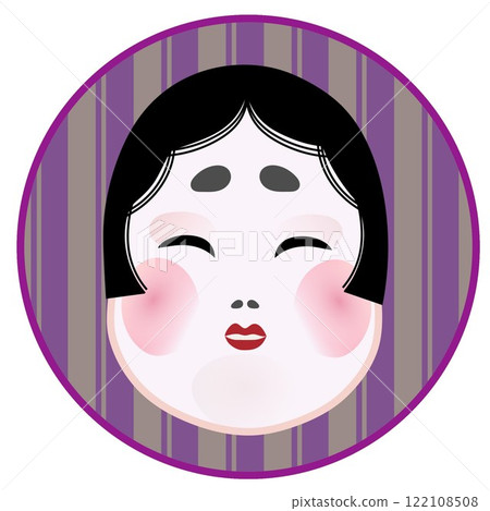 Illustration of Otafuku's face 122108508