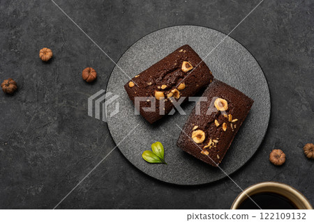 Homemade chocolate brownies with an adult feel Homemade chocolate brownies with an adult feel 122109132