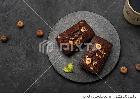 自製巧克力布朗尼與成人圖像 122109133