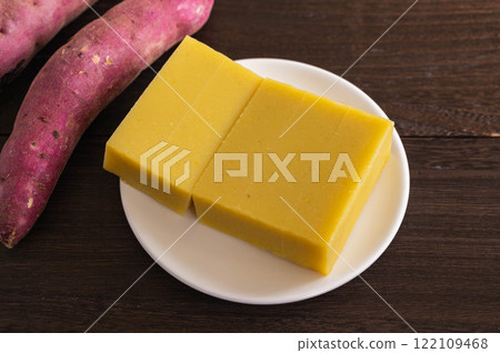 Simple sweet potato yokan Simple sweet potato yokan 122109468