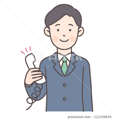 Businessman making a phone call 2 Businessman making a phone call 2 122109648