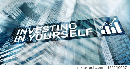 Investing in yourself. Business Finance Technology. Mixed Media Background Investing in yourself. Business Finance Technology. Mixed Media Background 122110037