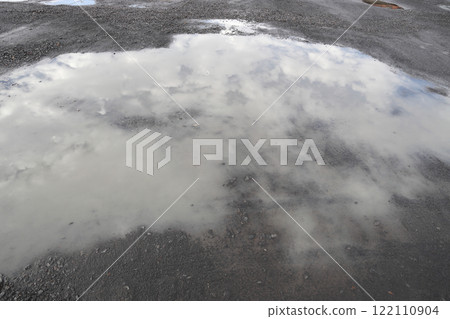 puddle of water 122110904