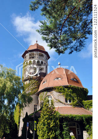 The water tower is an architectural monument in the city of Svetlogorsk 122111524