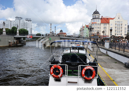 view of the fishing village in Kaliningrad 122111552