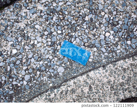 藍色盤子掉在地上 122111909