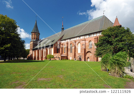 Cathedral on the island of Kant in Kaliningrad 122111926