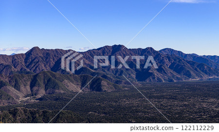 冬天的禦坂山脈、小嶽山～鬼嶽山脈 122112229