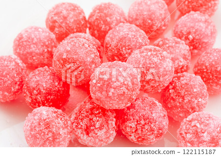 Red candy, a nostalgic snack from the past Red candy, a nostalgic snack from the past 122115187