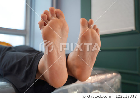 process of foot care in a beauty salon process of foot care in a beauty salon 122115338