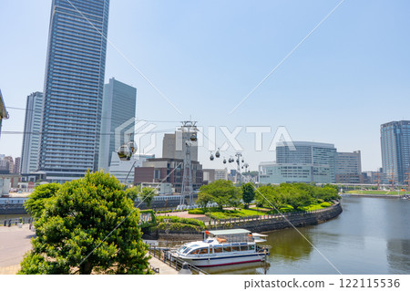 Kanagawa Prefecture, Yokohama Minato Mirai cityscape Kanagawa Prefecture, Yokohama Minato Mirai cityscape 122115536