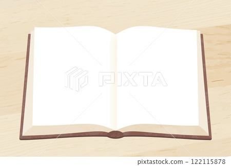 Simple illustration of an open book 122115878