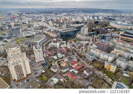 Iasi urban cityscape, Romania. 122116387