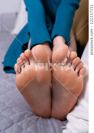 Image of a young woman's sole Image of a young woman's sole 122117151