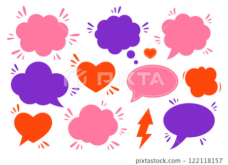 Valentine's Day Speech Bubbles 2 122118157