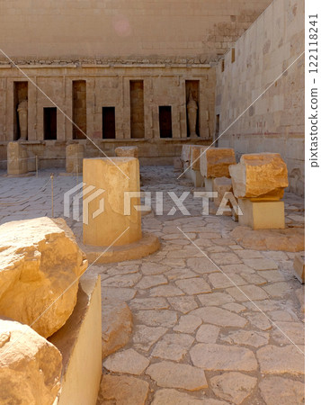 Exploring the Ancient Ruins of the Mortuary Temple of Hatshepsut in Deir El Bahri, Egypt 122118241