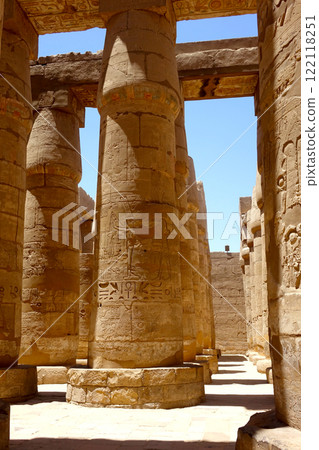 Exploring the Ancient Karnak Temple Complex With Towering Columns and Hieroglyphs 122118251