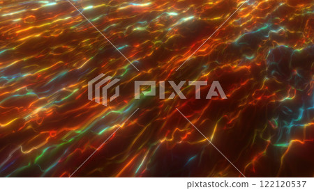 Radiant golden electric streams flow fluidly, exuding a warm, futuristic energy of luxury power or technology background Radiant golden electric streams flow fluidly, exuding a warm, futuristic energy of luxury power or technology background 122120537