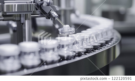 Pharma industry concept. Production of medicines and drugs 122120591
