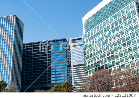 新橋週邊摩天大樓風景 122121007