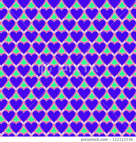Endless repeating texture with painted hearts for children's prints, lovers and valentine's day. Endless repeating texture with painted hearts for children's prints, lovers and valentine's day. 122122536