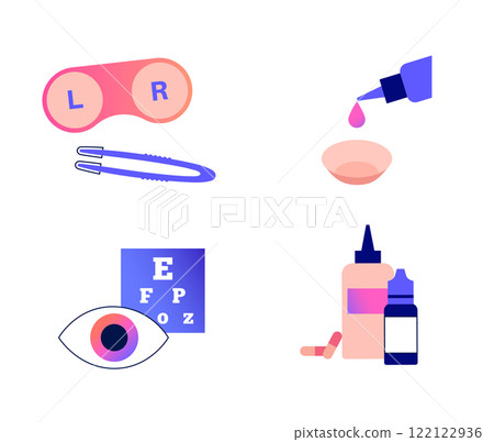 Contact lenses concept Contact lenses concept 122122936