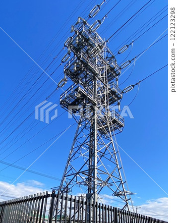 2025 年 1 月，下野市一座陽光明媚的鋼塔 122123298