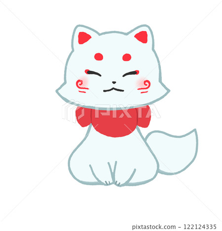 微笑的白狐 122124335