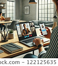 遠距辦公場景 122125635